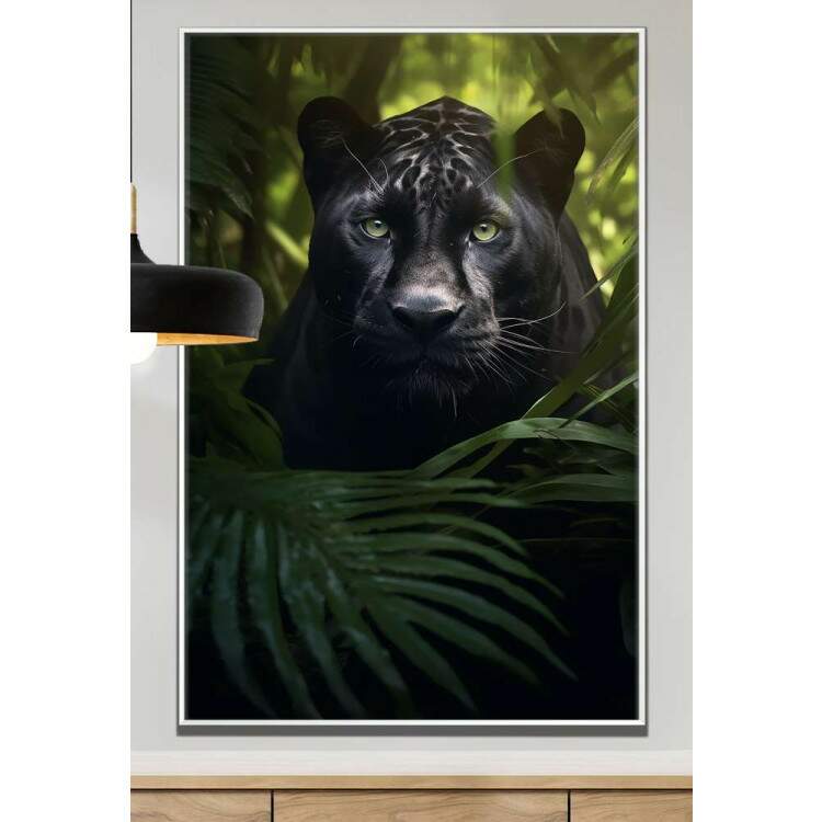 Quadro Decorativo Pantera na Selva