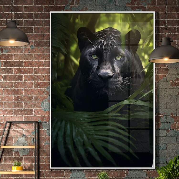 Quadro Decorativo Pantera na Selva