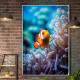 Quadro Decorativo Peixe Palha�o