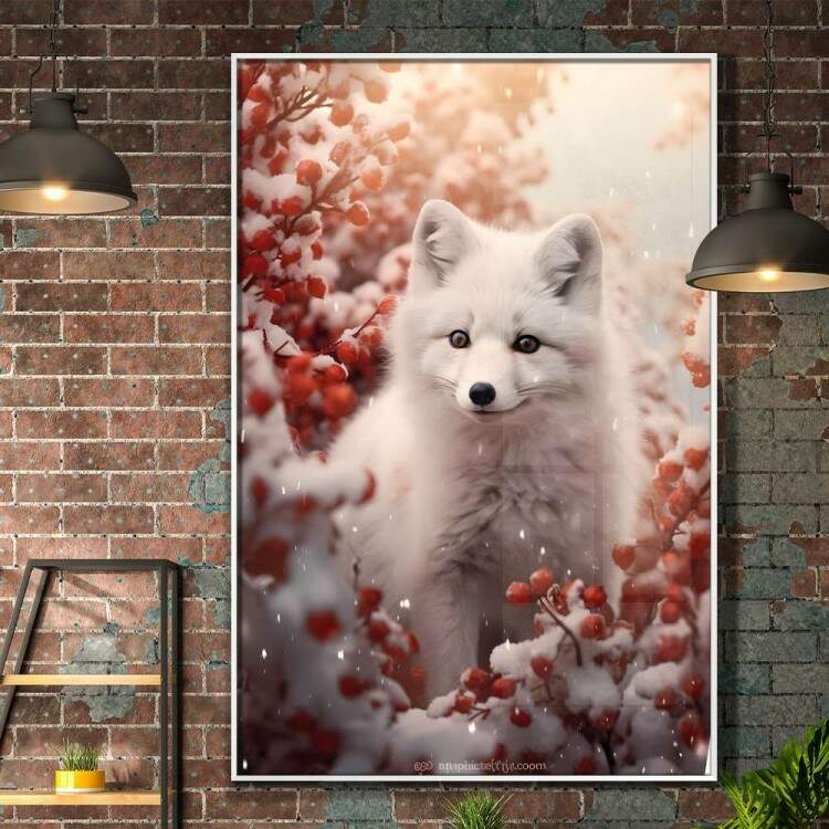 Quadro Decorativo Raposa rtica