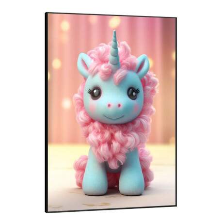 Quadro Decorativo Unicornio de Pelcia