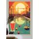 Quadro Decorativo Arte Retr� Drink