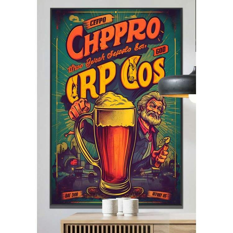 Quadro Decorativo Chopp de Cerveja