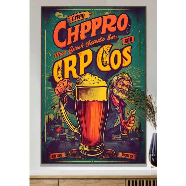 Quadro Decorativo Chopp de Cerveja