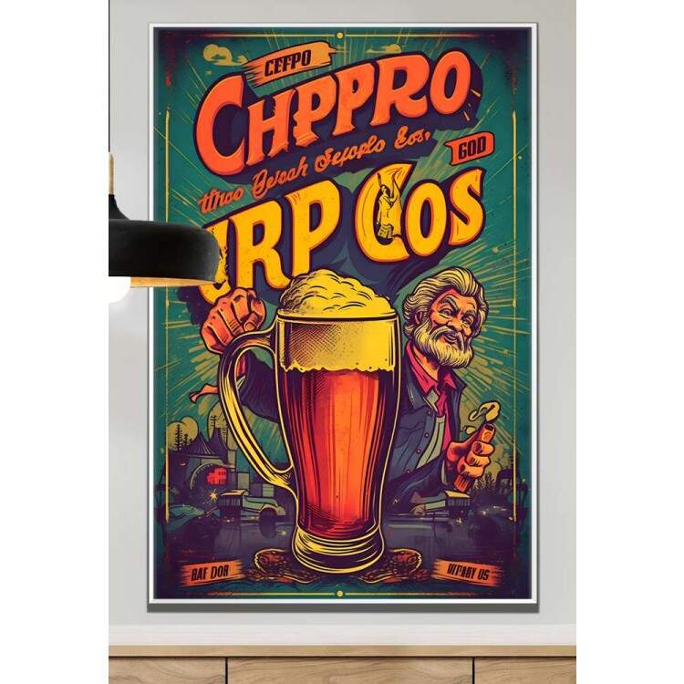 Quadro Decorativo Chopp de Cerveja