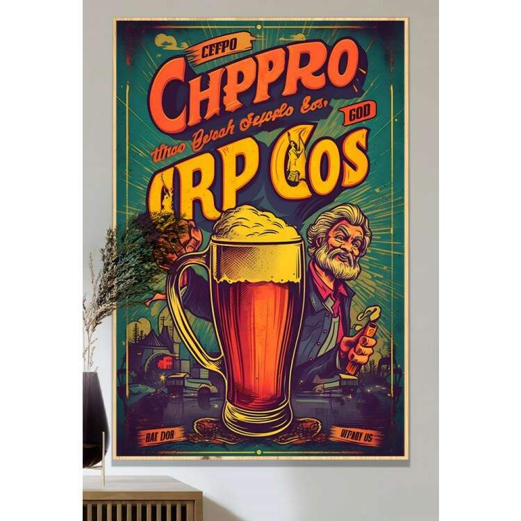 Quadro Decorativo Chopp de Cerveja