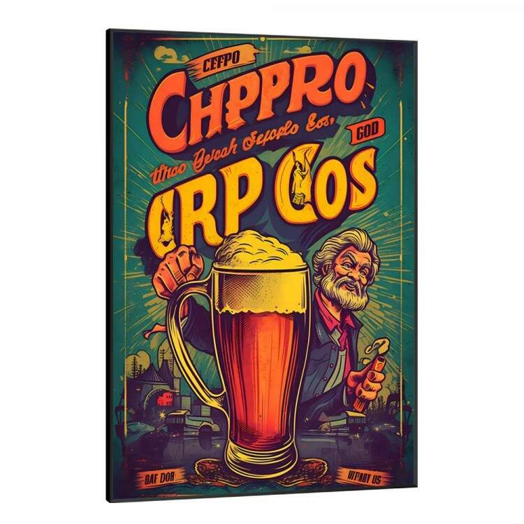 Quadro Decorativo Chopp de Cerveja