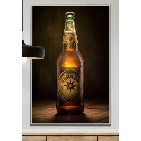 Quadro Decorativo Garrafa de Cerveja