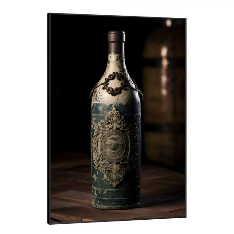 Quadro Decorativo Garrafa Rstica