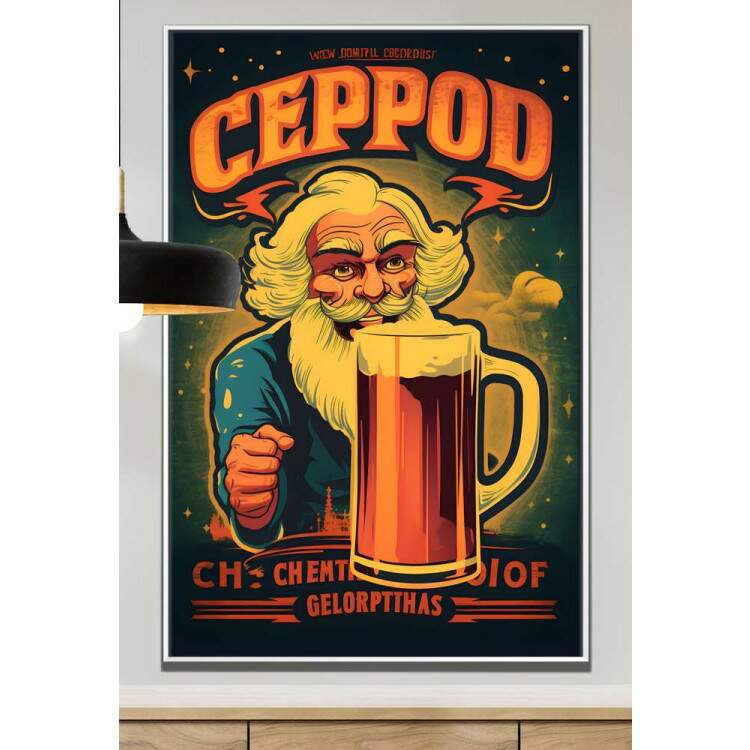 Quadro Decorativo Para Bar Vintage Chopp