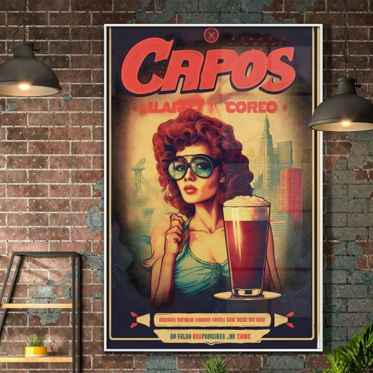 Quadro Decorativo Poster Cerveja