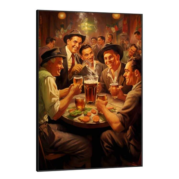 Quadro Decorativo Poster de Cerveja Antigo
