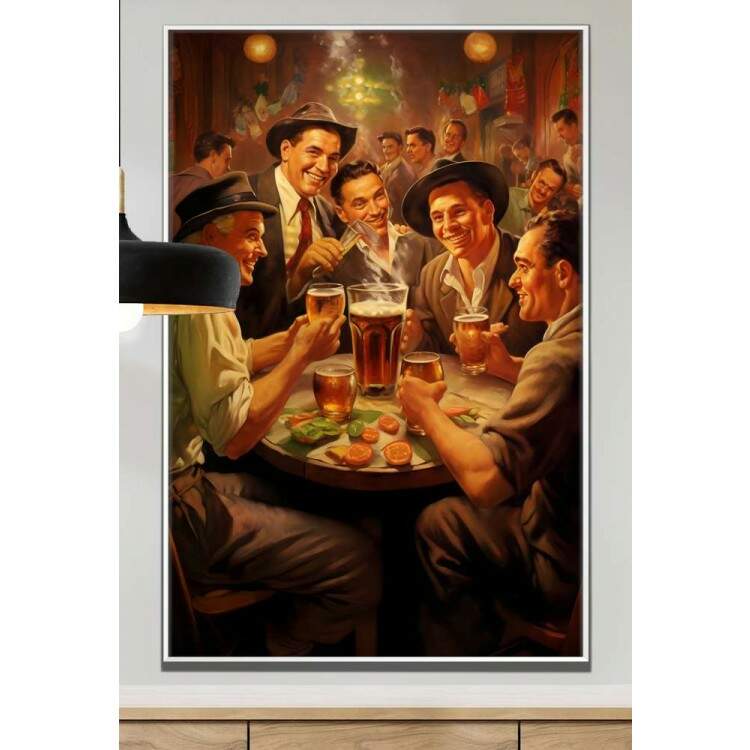 Quadro Decorativo Poster de Cerveja Antigo