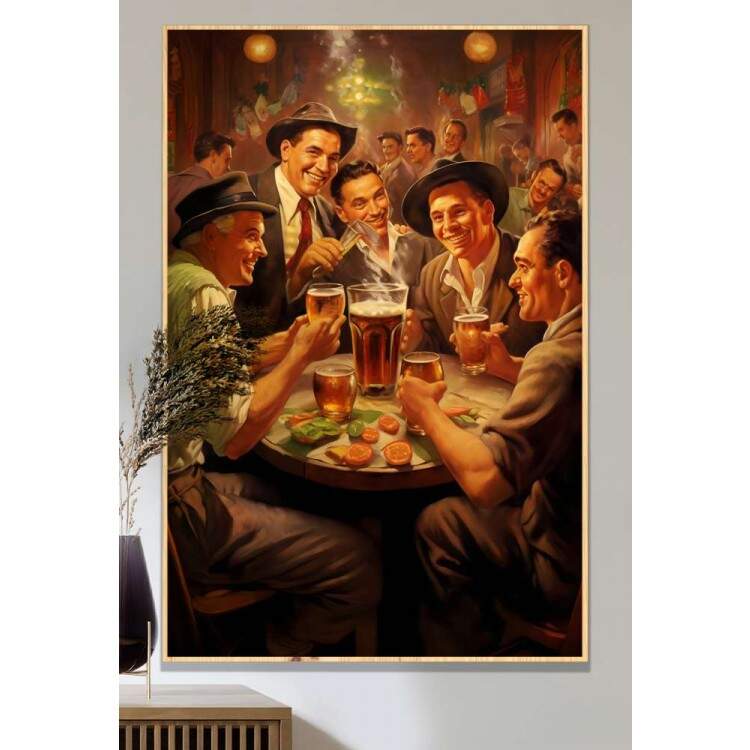 Quadro Decorativo Poster de Cerveja Antigo