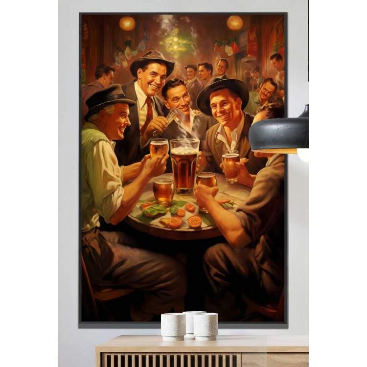 Quadro Decorativo Poster de Cerveja Antigo