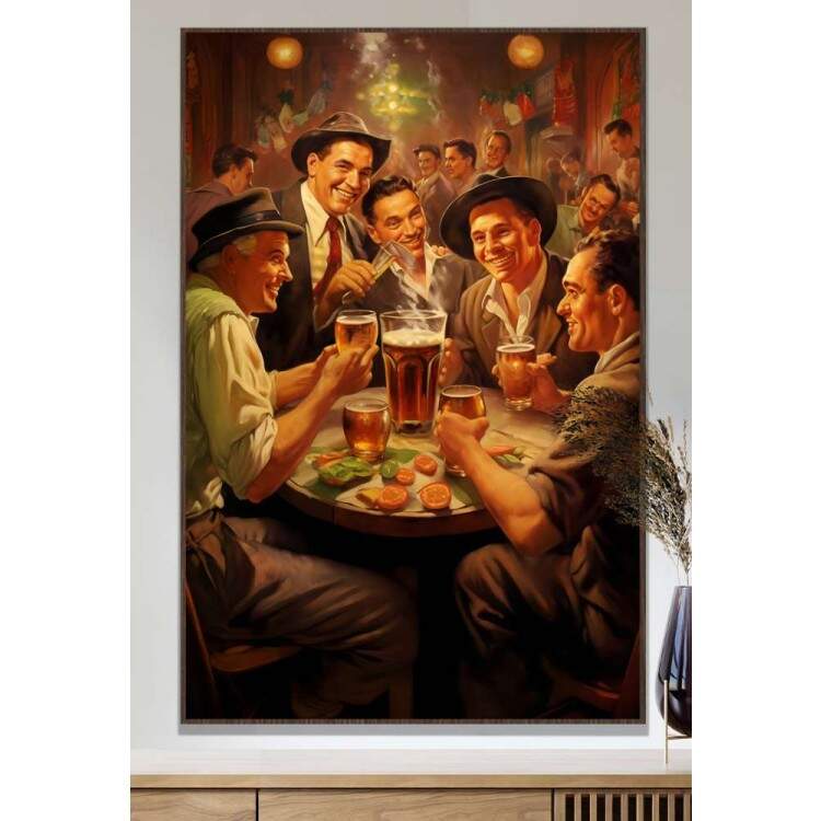 Quadro Decorativo Poster de Cerveja Antigo