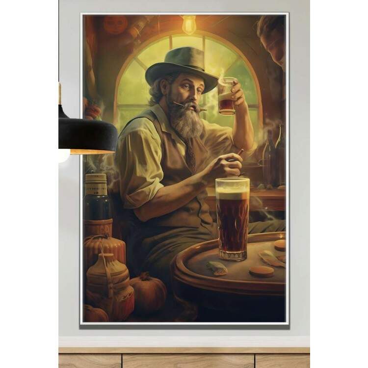 Quadro Decorativo Poster Retr Cerveja