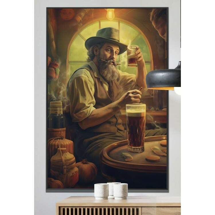 Quadro Decorativo Poster Retr Cerveja