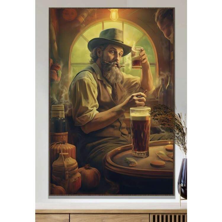 Quadro Decorativo Poster Retr Cerveja