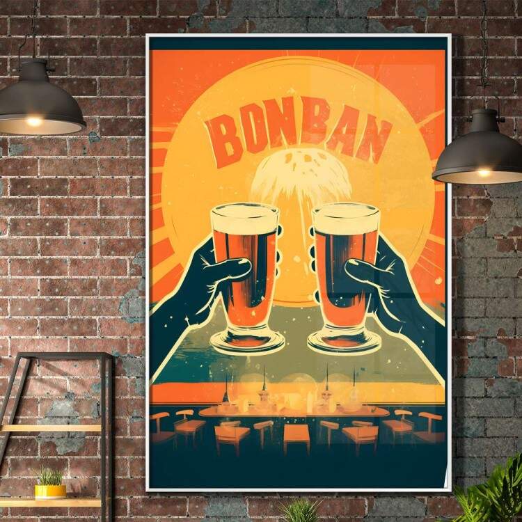 Quadro Decorativo Poster Taas de Cerveja