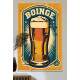 Quadro Decorativo Retr� Copo de Chopp