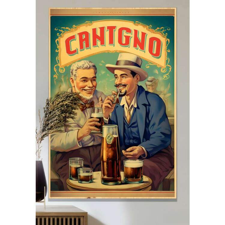 Quadro Decorativo Retr Poster Cerveja