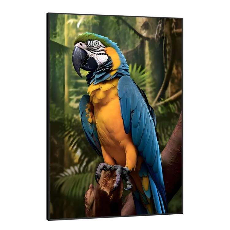 Quadro Decorativo Arara Azul