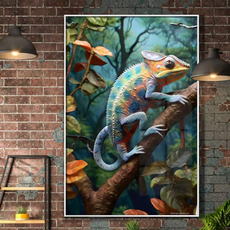 Quadro Decorativo Camaleo