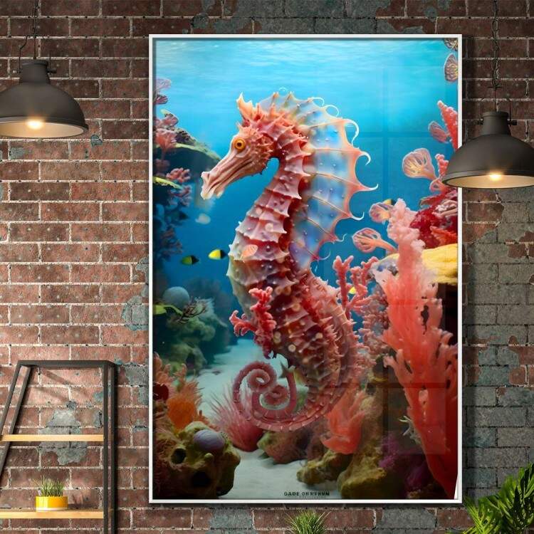 Quadro Decorativo Cavalo Marinho