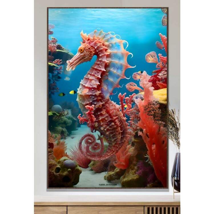 Quadro Decorativo Cavalo Marinho