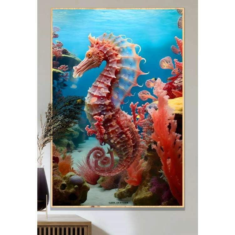 Quadro Decorativo Cavalo Marinho