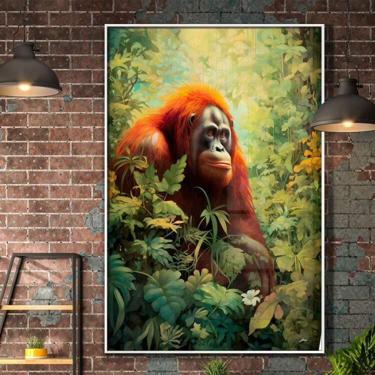 Quadro Decorativo Chimpanz