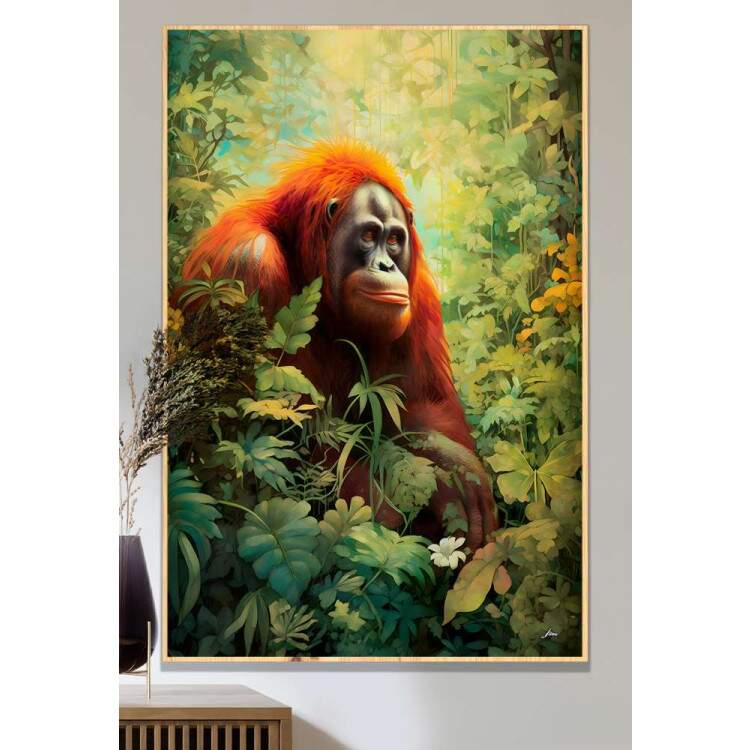 Quadro Decorativo Chimpanz