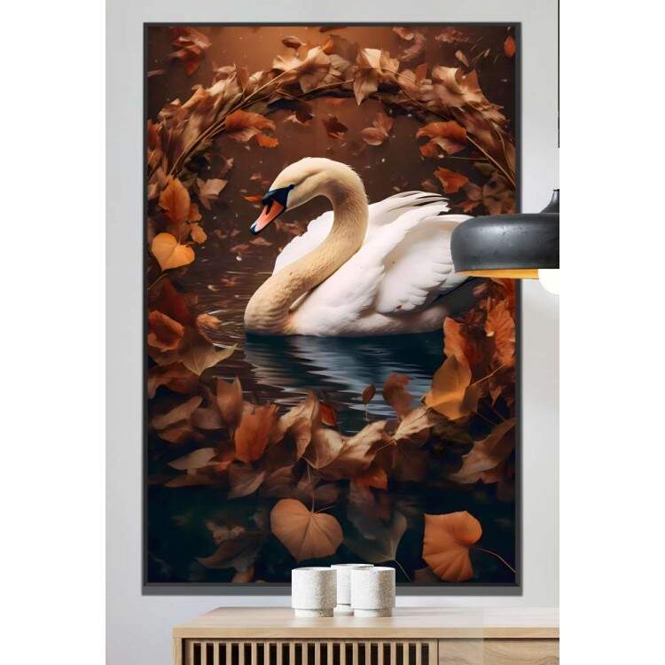 Quadro Decorativo Cisne