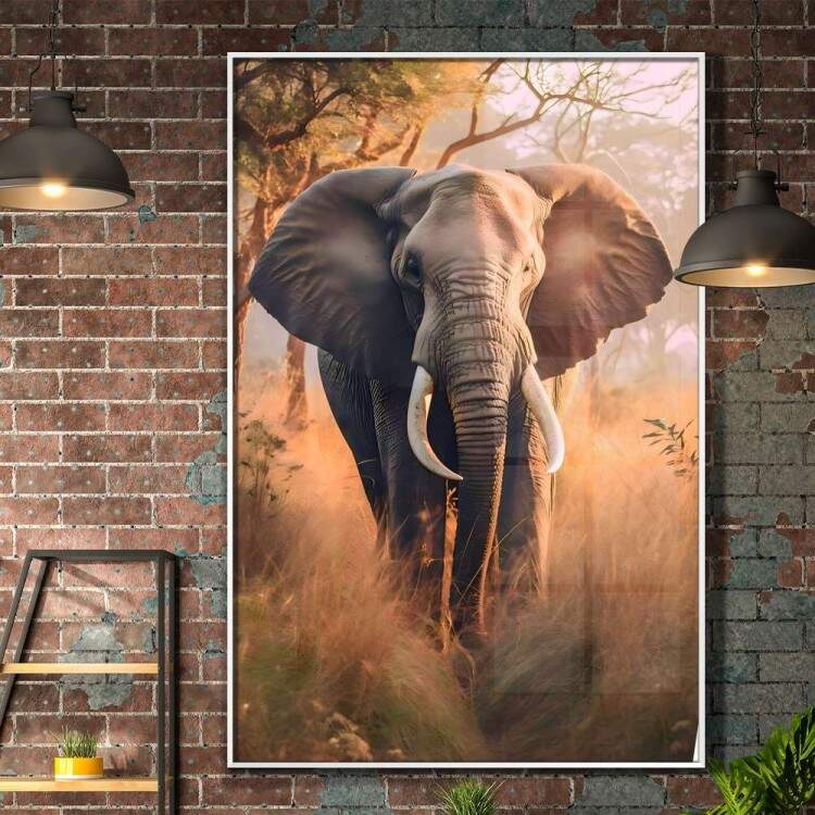 Quadro Decorativo Elefante