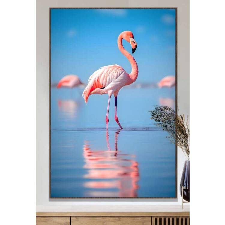 Quadro Decorativo Flamingo