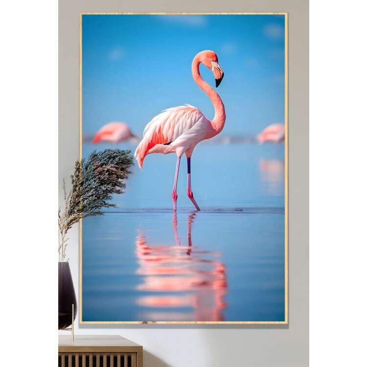 Quadro Decorativo Flamingo