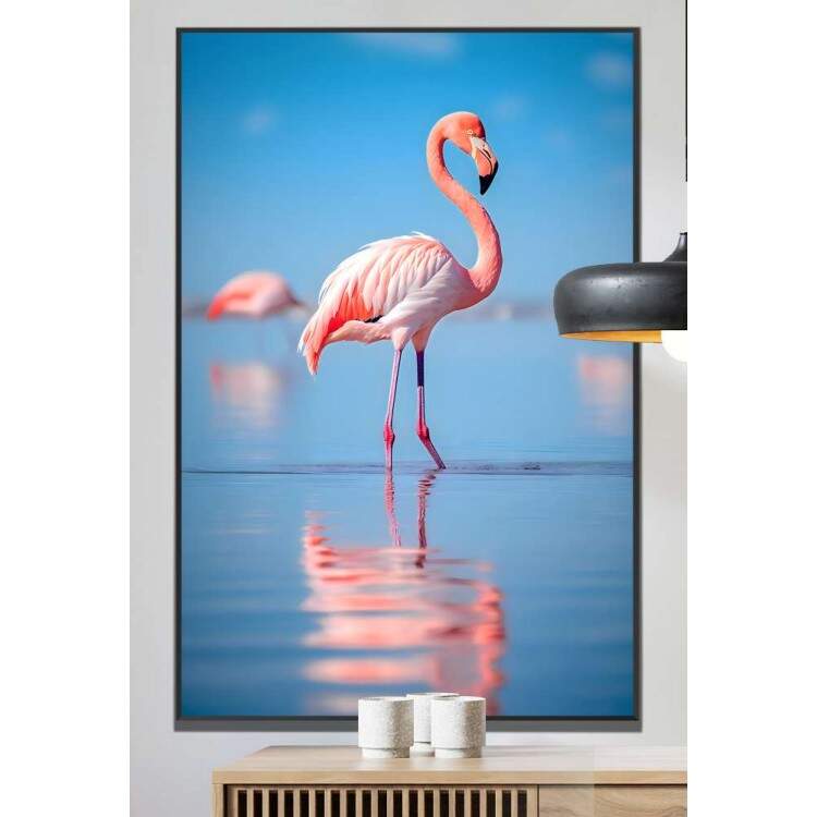 Quadro Decorativo Flamingo