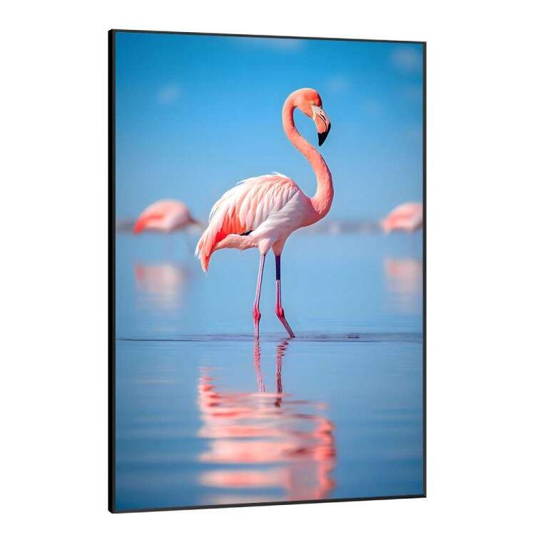 Quadro Decorativo Flamingo