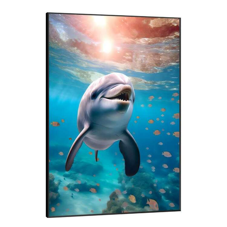 Quadro Decorativo Golfinho