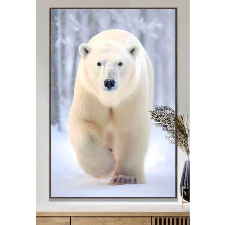 Quadro Decorativo Urso Polar