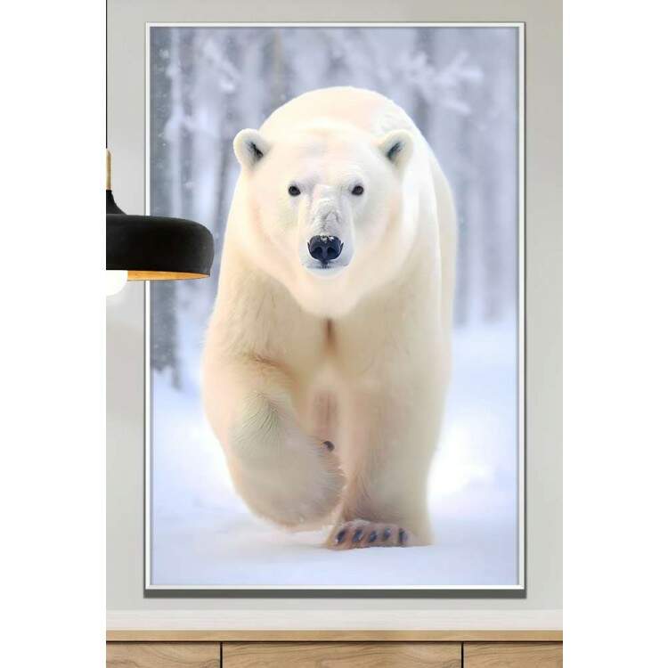 Quadro Decorativo Urso Polar