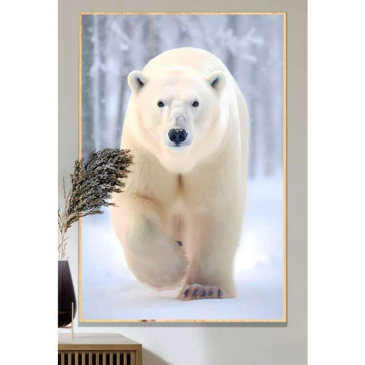 Quadro Decorativo Urso Polar