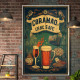 Quadro Decorativo Cartaz Antigo Bebida Cerveja