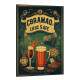 Quadro Decorativo Cartaz Antigo Bebida Cerveja