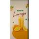 Adesivo de Porta para Pastelaria Suco de Laranja