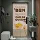 Adesivo de Porta para Padarias o Dia s� Come�a Depois do Caf�