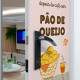 Adesivo de Porta para Padarias o Dia s� Come�a Depois do Caf�