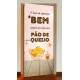 Adesivo de Porta para Padarias o Dia s� Come�a Depois do Caf�