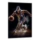 Quadro Decorativo Jogador de Basquete Correndo